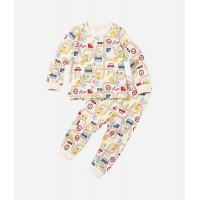 韓國有機棉冷氣嬰兒睡衣 (小汽車)